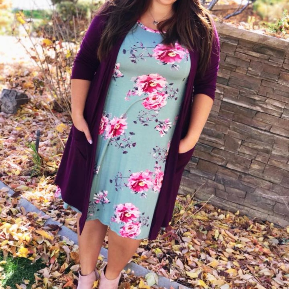 Plus floral dress